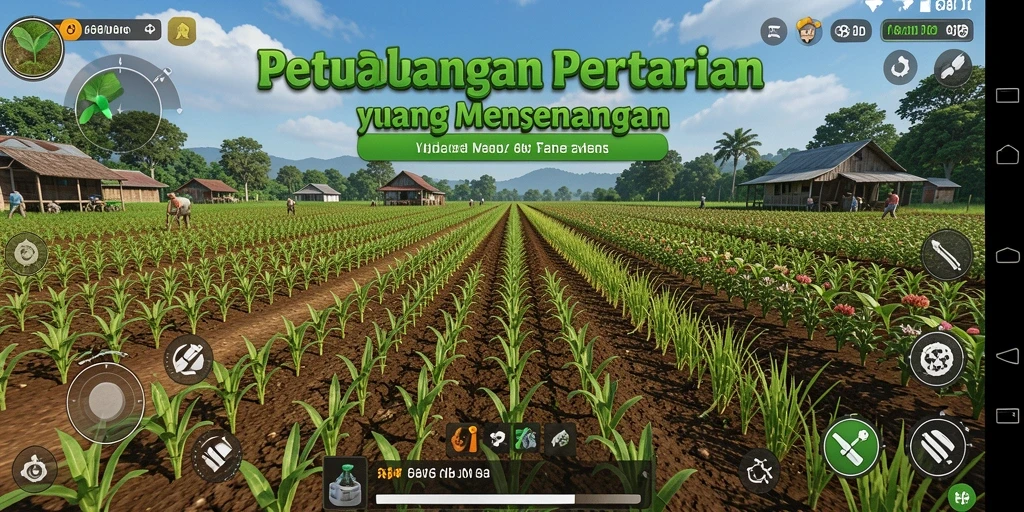 Tampilan gameplay 68IDN yang menakjubkan dan penuh warna di dunia pertanian.
