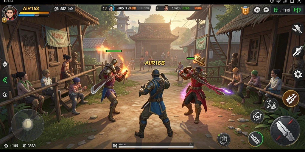 Tampilan menarik dari gameplay AIR168 yang memukau.