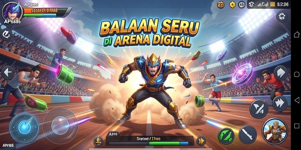 Tampilan gameplay Racing yang mendebarkan di AP686.
