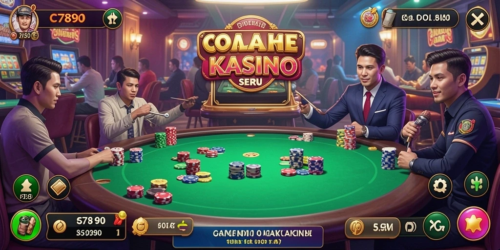 Tampilan menarik dari gameplay C7890 yang penuh warna.