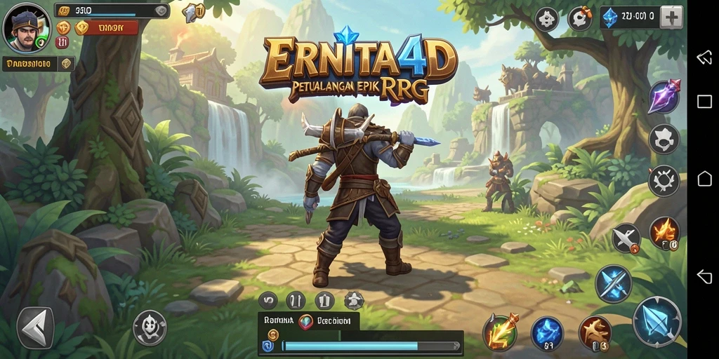 Tampilan gameplay ERNITA4D yang epik dan memukau.