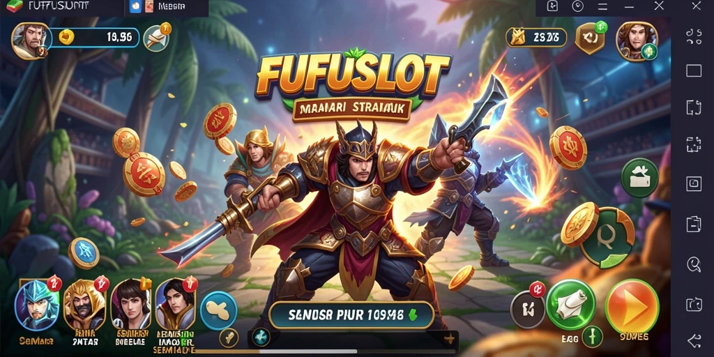Gameplay seru dan mendebarkan dari FUFUSLOT, penuh strategi.