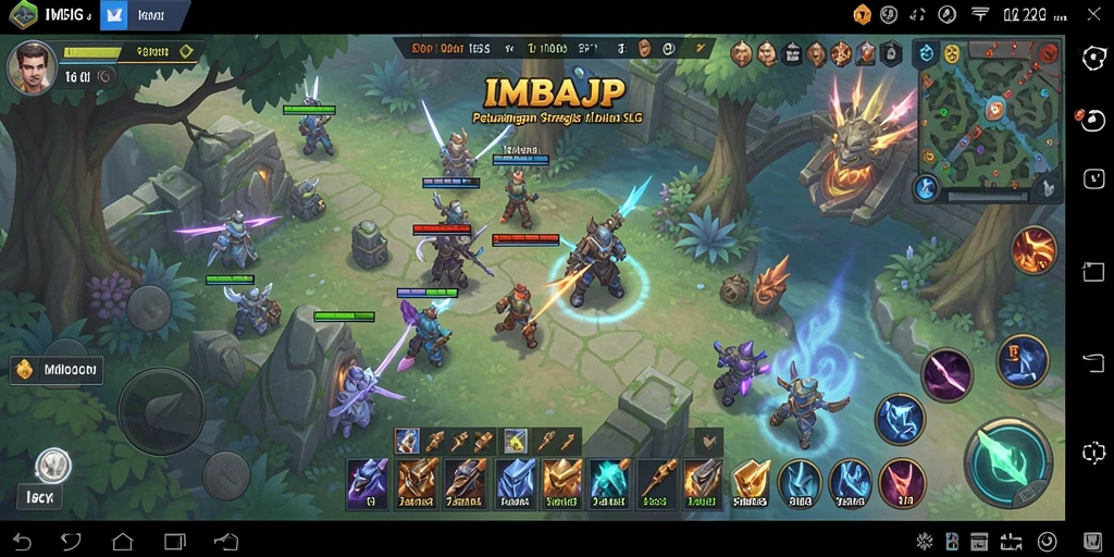 Tampilan menarik dari gameplay strategis IMBAJP.