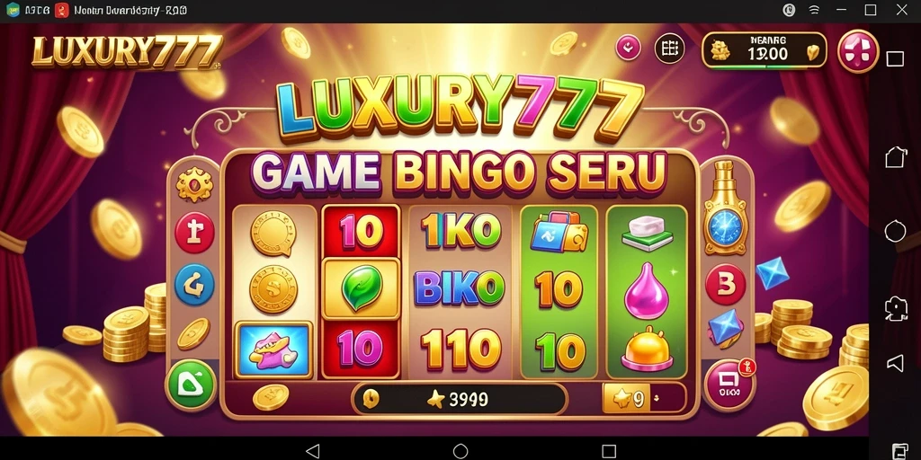 Tampilan gameplay seru LUXURY777 saat permainan Bingo berlangsung.