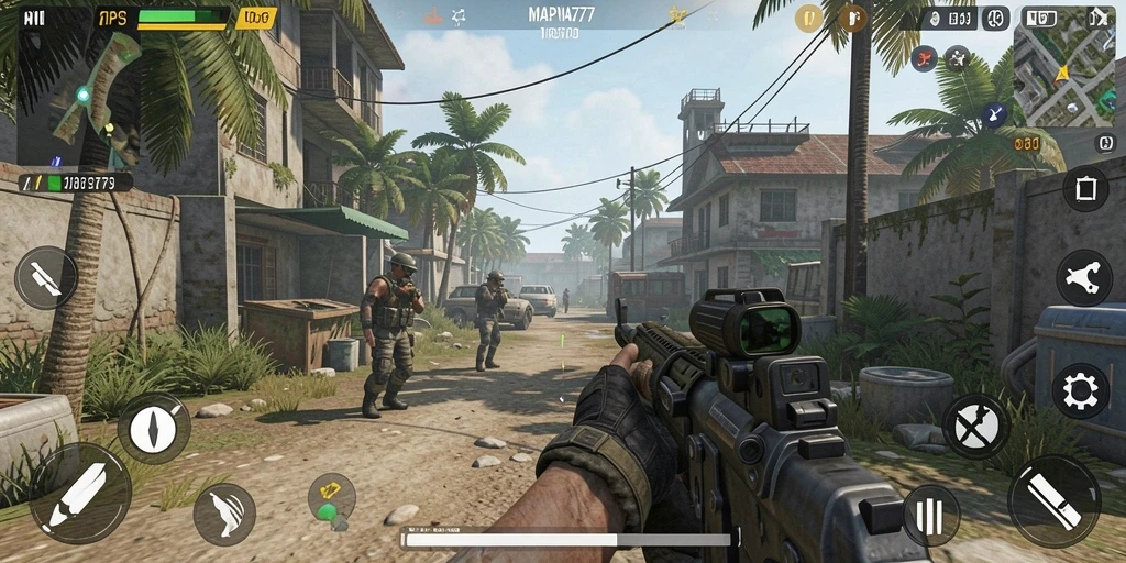 Gameplay seru MAPNA777 dengan aksi tembak-menembak yang mendebarkan.