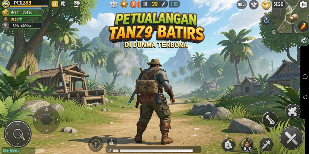 Screenshot menunjukkan aksi mendebarkan dalam gameplay Open World.