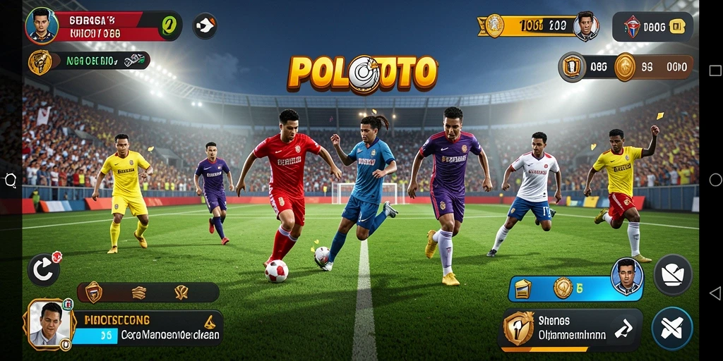 Screenshot POLOTOTO menampilkan gameplay olahraga yang menegangkan dan interaktif.