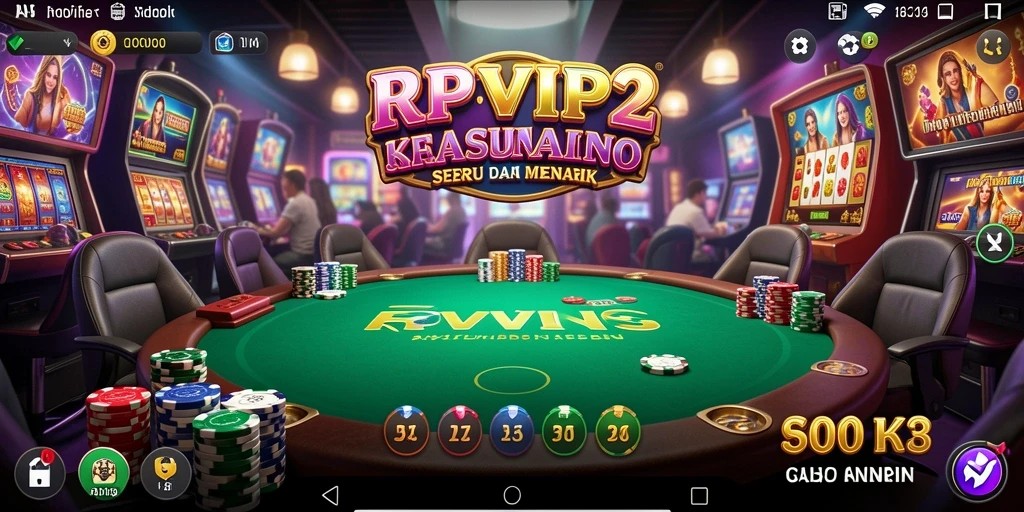 Tampilan utama RPVIP2 dengan gameplay menarik kasino.