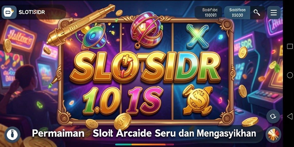 Tampilan gameplay yang menarik dan penuh warna di SLOTSIDR.