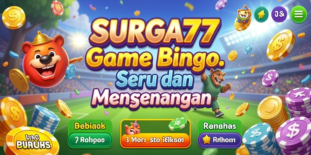 Tampilan gameplay SURGA77 yang menarik dan dinamis dalam permainan Bingo.