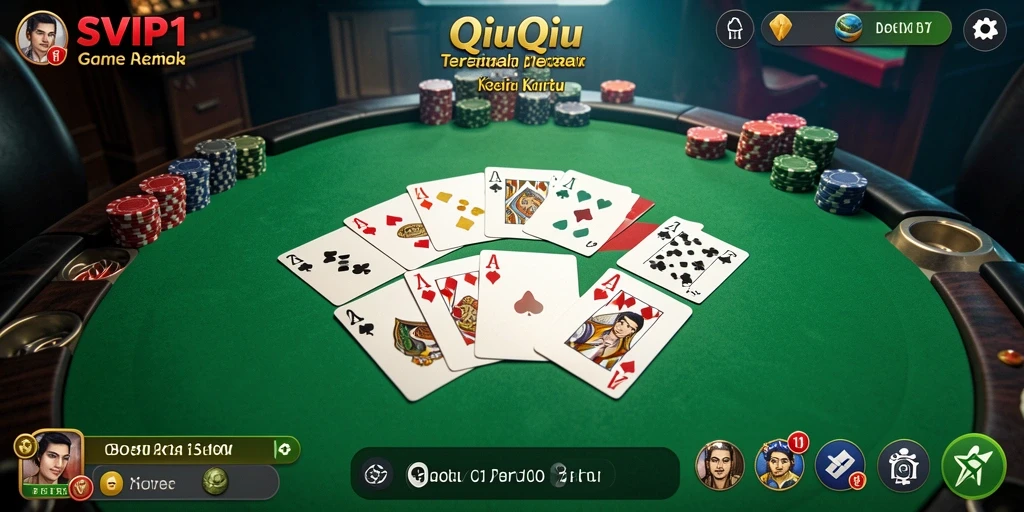 Tampilan menarik dari gameplay QiuQiu di SVIP1.