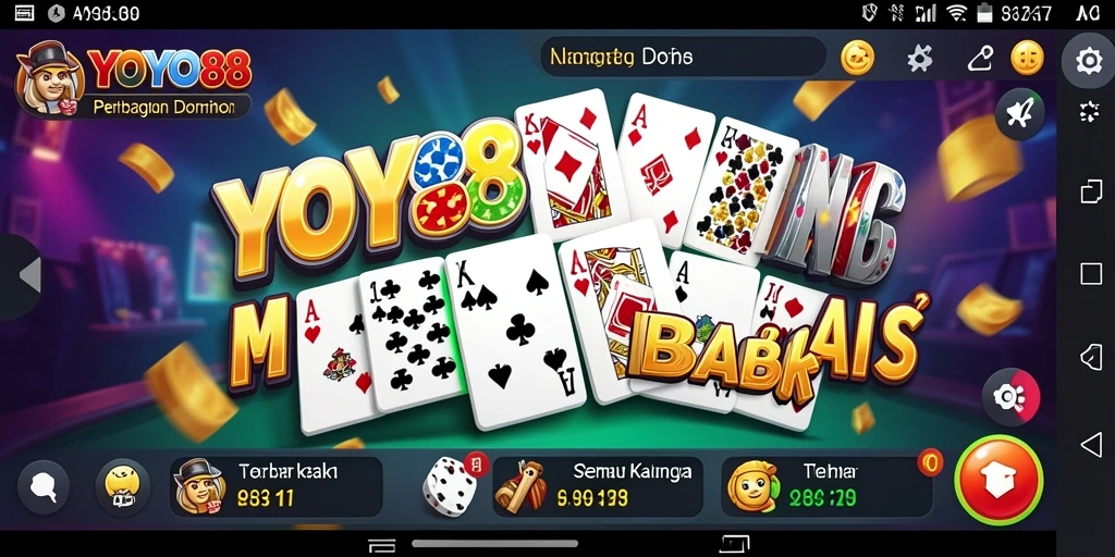 Screenshot utama dari gameplay seru YOYO88 di Domino.