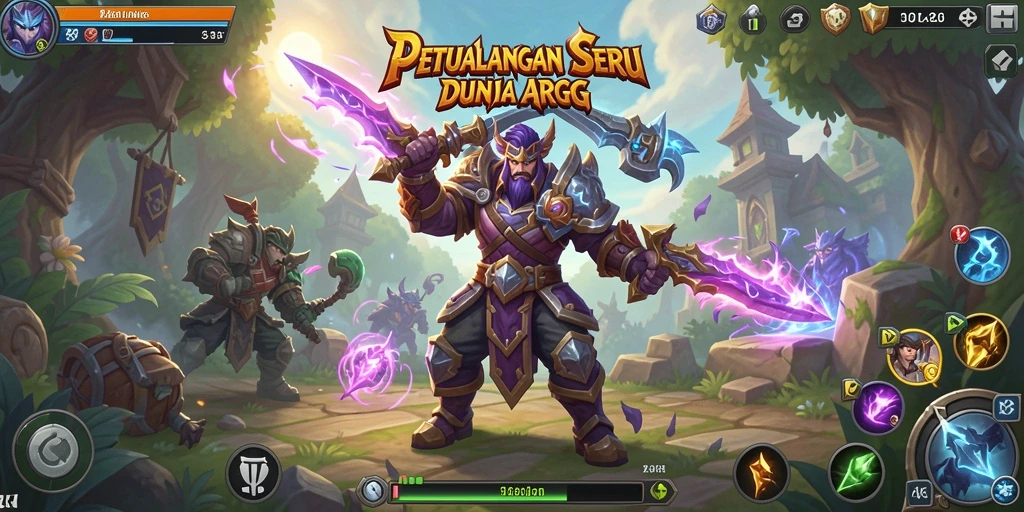 Tampilan menarik dari gameplay ARPG ZK6 yang menantang.